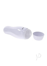 Selopa Pleasure Can Rechargeable Silicone Pussy Stroker - White